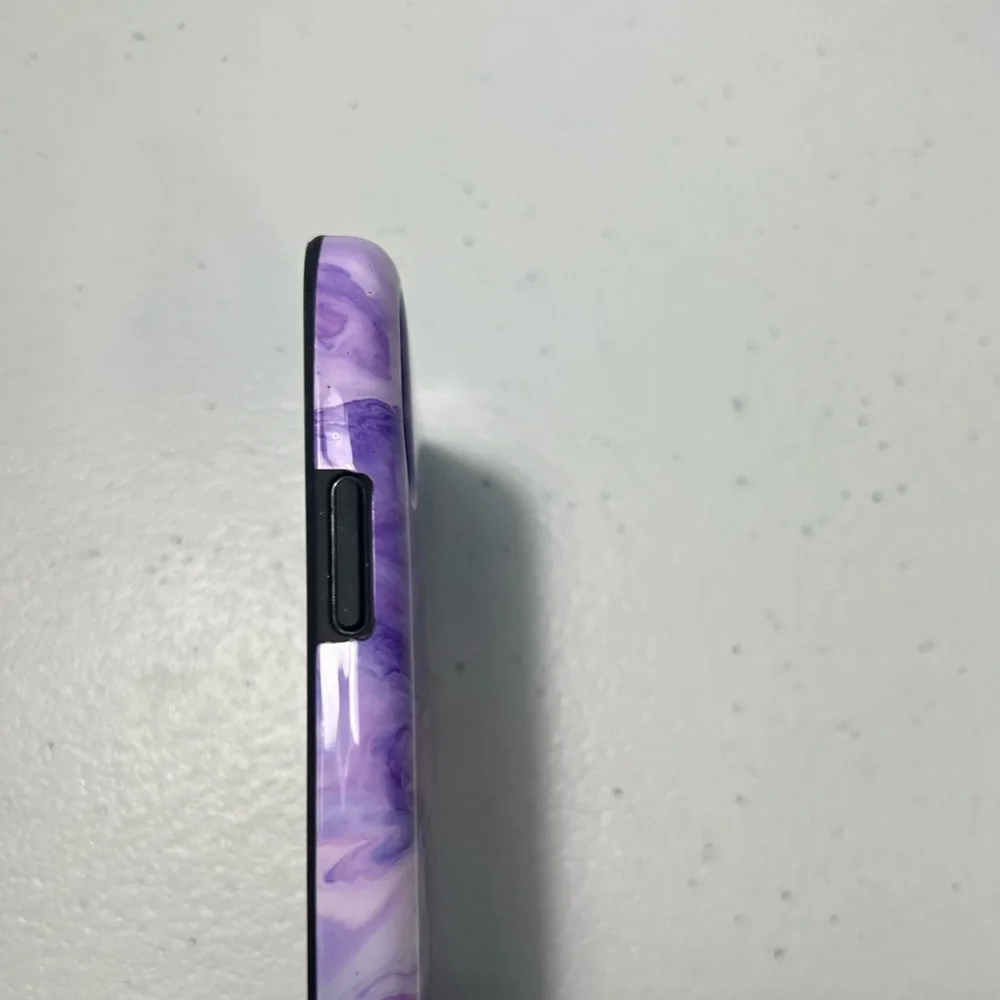 iPhone X Marble Purple Case